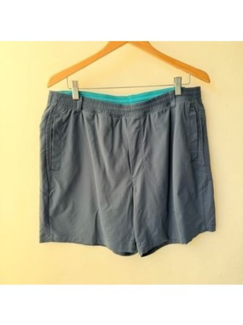 Birddogs Mens Size 3XL Blue Athletic Shorts Performance Stretch Lined A178
